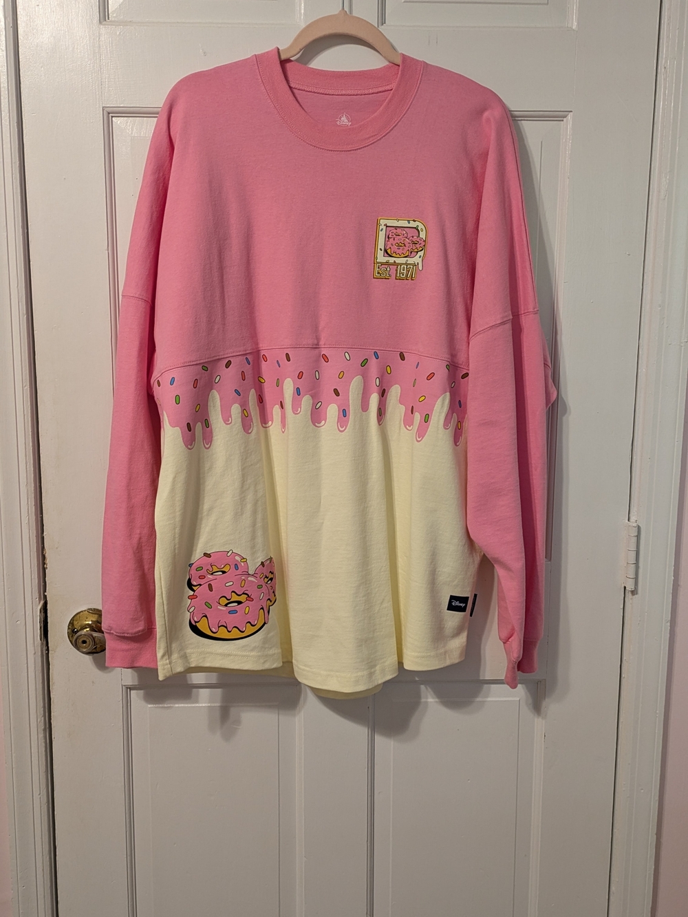 Disney Pink & Cream Donut Graphic Spirit Jersey